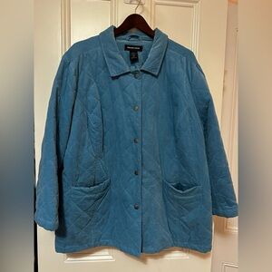 Blue Quilted Jacket